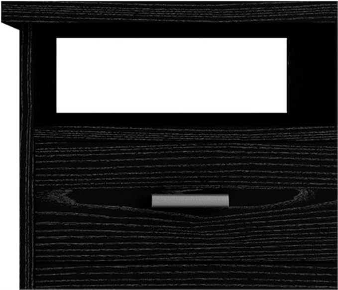 Tvilum Desk with 4 Drawers Black Woodgrain