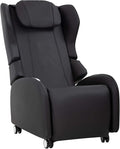PayLessHere Recliner Chair Full Body Shiatsu Massage Chair with 3-Speed Folding Backrest Electric Massage Chair Easy to Move for Living Room Bedroom Office Black