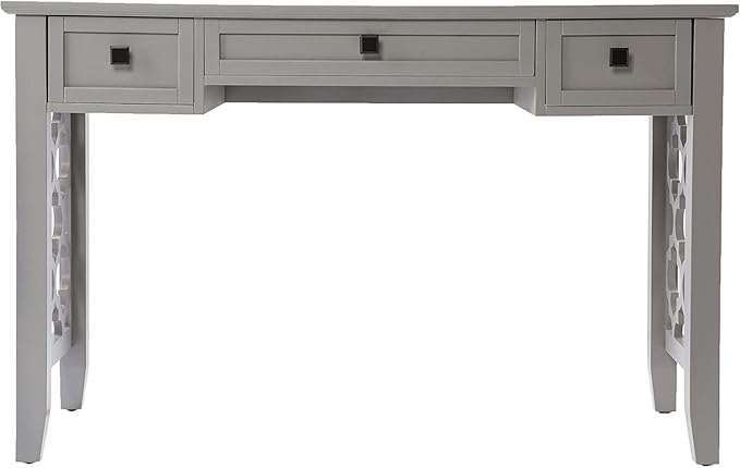 Writing Desk with Drawers - Gray Home Office Desk - 47 Wide