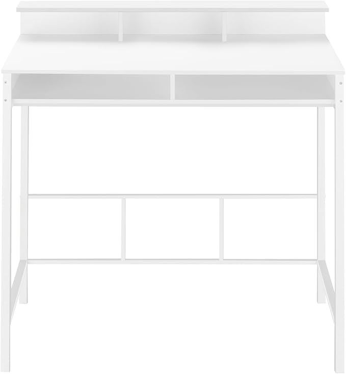 Computer Desk Standing Desk Home Office Organizer White