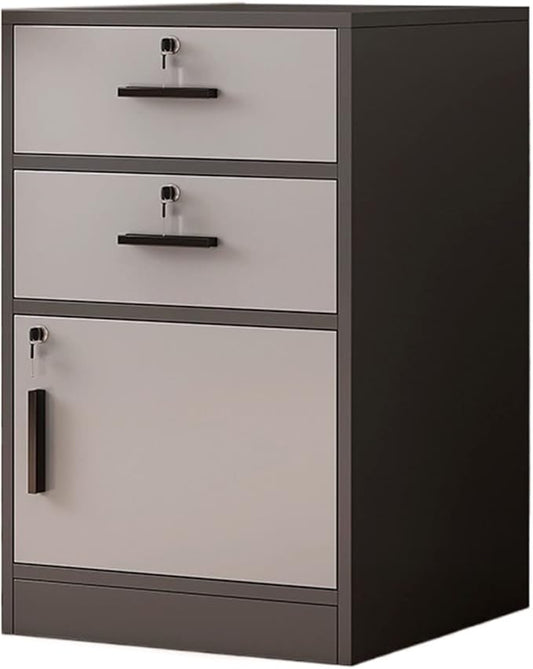 HASMI Filing Cabinet Office File Cabinet Side Cabinet Floor Storage Cabinet with Lock Low Cabinet Drawer Office Cabinet Data Cabinet Storage Cabinet (Color : C) yuqing2022