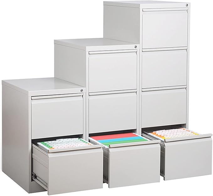 Iron File Cabinet Office Storage Cabinet Drawer Metal Frame Simple File Cabinet Living Room Cabinet Vertical File Cabinet