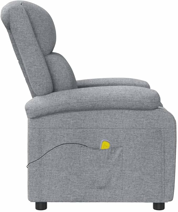 Massage Chair Light Gray Electric Recliner Lift Power Choice Room Chairs