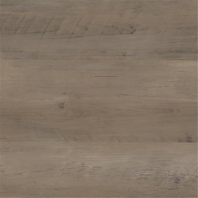 Bush Home Salinas L Shaped Desk with Hutch in Driftwood Gray | Corner Table with Drawers and Storage for Home Office