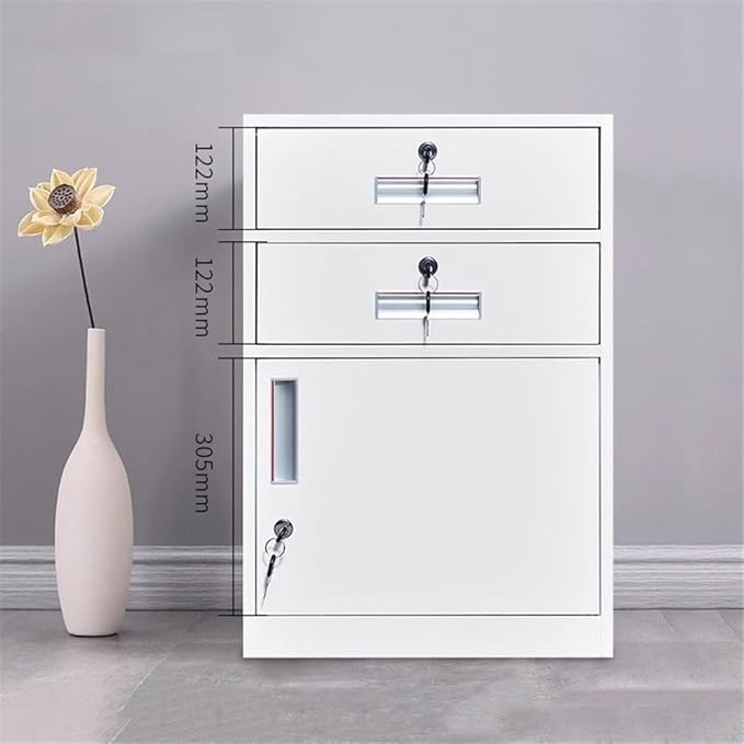 Office Storage File Cabinet Data Office Cabinet Bedside Cabinet Small Cabinet Tin Cabinet File Cabinet Small Short Cabinet Drawer Under The Desk Activity Cabinet Filing CWhiteOne Size