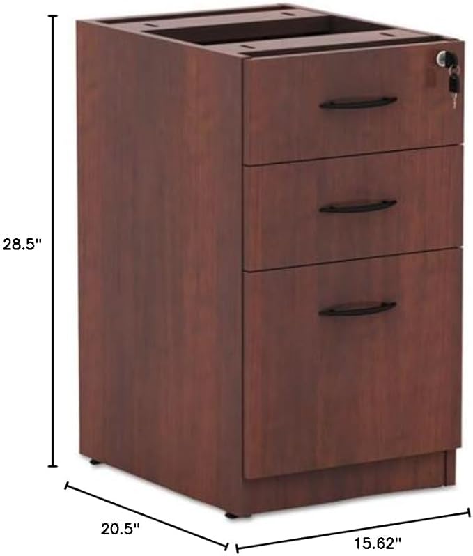 Valencia 2 Box/1 File Full Pedestal 15-5/8w x 20-1/2d x 28-1/2h Medium Cherry