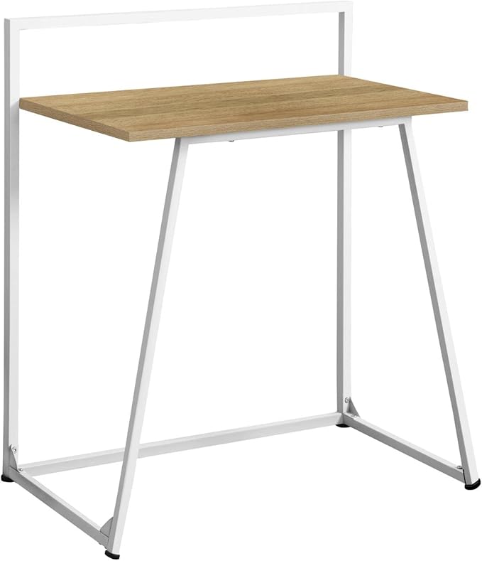 Monarch Specialties I 7119 Computer Desk Home Office Laptop 30 L Work Metal Laminate Natural White Contemporary Modern