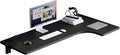 Wall Mounted L-Shape Corner Desk Home Office Corner Table Floating Laptop Desk Fold Down For Study Bedroom Bathroom Or Balcony(90X60X40cm(35.4X23.6X15.7in)black)
