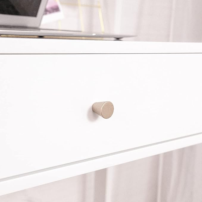 Milliard Ladder Desk with Storage Freestanding Wall Computer Desk with Drawer and Shelves White