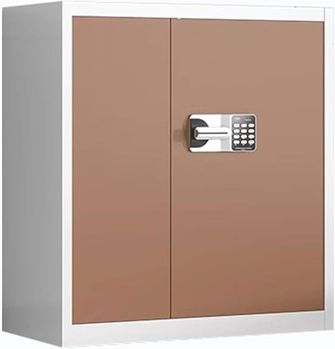 Steel Password File Cabinet Tin Cupboard Office Confidential Locker Lockable Filing Materials Storage Cabinets(A)