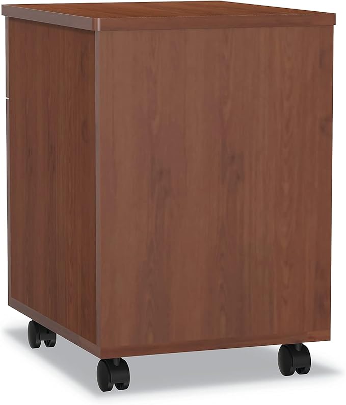 Linea Italia Trento Line Mobile Pedestal File Left Or Right 2-Drawers: Box/File Legal/Letter Cherry 16.5 X 19.75 X 23.63