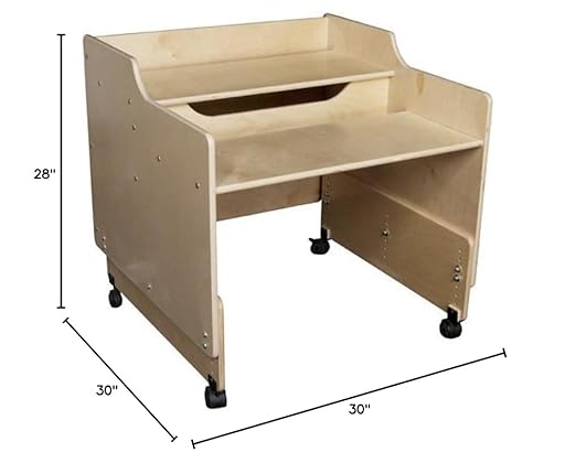 Contender C41015 Mobile Computer Desk - RTA 28 Height 30 Width 30 Length