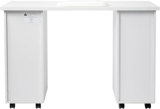 Farmhouse Wooden Executive DeskPC Laptop TableModern Home Office Computer DesksStudy Writing Desk Workstationwith Storage Drawersfor Small Spaces Living Room Bedroom Study Room Office (White)