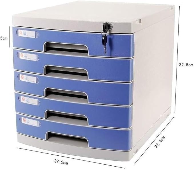 Generic Lockable Data Office Storage Drawer Confidential Storage Locker Office Supplies Filing Cabinet (Size : 5)