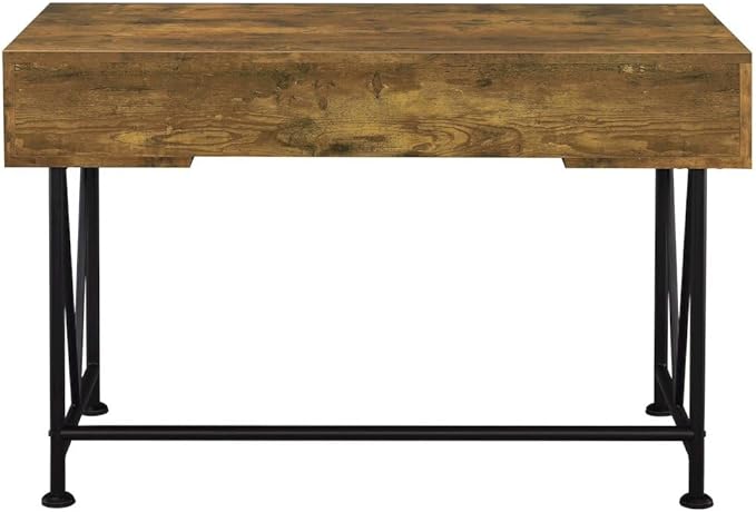 Office Desk with Drawers – Stylish Writing Desk with Storage Computer Desk for Home Office Study Desk with Shelves for Organized Workspace