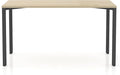 Hudson Executive Desk Minimalist Commercial-Grade Computer Desk Writing Desk for Home Office Modern Desk (Light Oak Top with Graphite Legs)