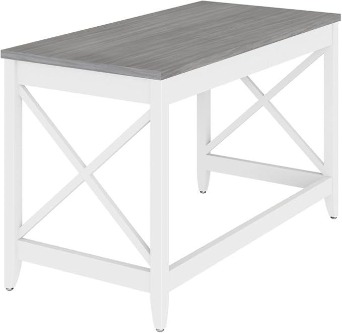 Alera Workspace by Alera Workspace by Alera Farmhouse Writing Desk 47.24 x 23.62 x 29.53 Gray