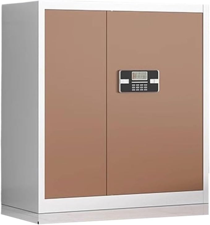 Steel Electronic Combination File Cabinet Tin Locker Office Lockable Filing Data Storage Cupboard(D)