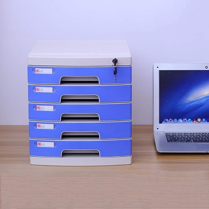 Generic Lockable Data Office Storage Drawer Confidential Storage Locker Office Supplies Filing Cabinet (Size : 5)