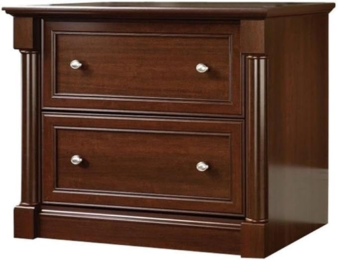 BOWERY HILL 2 Drawers 29.61 Lateral Cherry Engineered Wood Filing Cabinet Easy Assembly Stationary for Home Office