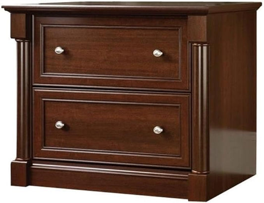 BOWERY HILL 2 Drawers 29.61 Lateral Cherry Engineered Wood Filing Cabinet Easy Assembly Stationary for Home Office