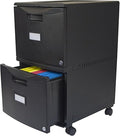 Seaside Style Mobile Filing Cabinet w/ 2 Drawers