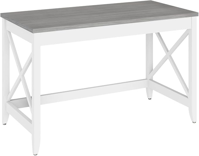 Alera Workspace by Alera Workspace by Alera Farmhouse Writing Desk 47.24 x 23.62 x 29.53 Gray