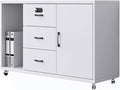 File Cabinet Under Desk with Lock Data with Wheels Storage Cabinets(E)