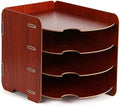 File cabinets Multi-Layer Compartment Design Product Delivery Cycle Creative Storage Box Wood Composite Board External Baffle Bookcase
