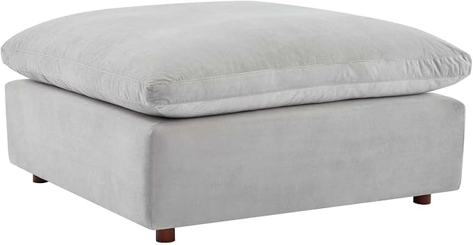 Modway Modular Sofa Commix Down Filled Overstuffed Performance Velvet