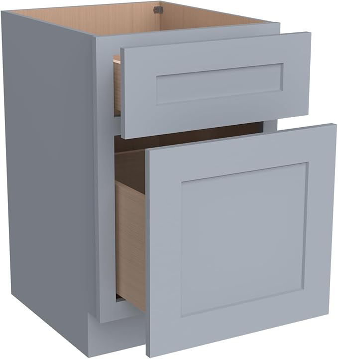 RTA Solid Wood Office File Cabinet with 2 Drawers - Professional Desk File Storage Cabinet for Office Organization - Designed in America American Standard