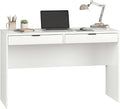 Prepac 46 Writing Desk – Computer Desk with 2 Drawers White Office Desk for Home Office or Bedroom