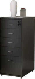 File Cabinet Under Desk Drawer Cabinet Office Locking Storage Cabinet Iron Data File Storage Cabinet (Color : Black)