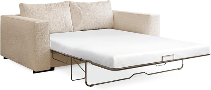 Milliard 4.5 Inch Memory Foam Replacement Mattress with Breathable Waterproof and Washable Cover for Full Size Sleeper Sofa and Couch Beds (Sofa Not Included) - Full