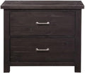 Modus Furniture Yosemite Solid Wood Lateral File Cabinet Café