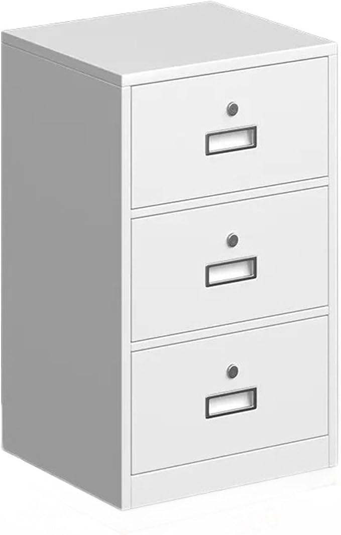 Aimeryup 2-tier/3-tier/4-tier File Cabinet Metal Clip with Drawer Desk Cabinet Storage Study Office Hotel Lounge(Size:30X39X50CMColor:A)