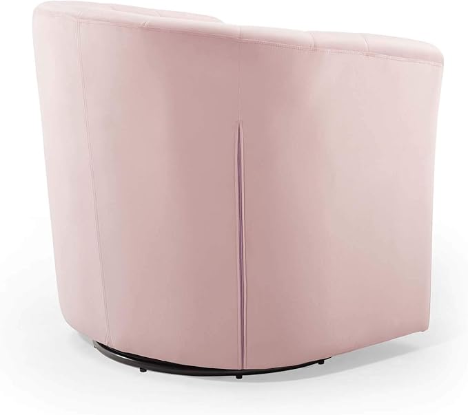 Modway EEI-4138-PNK Prospect Tufted Performance Velvet Swivel Armchair Pink