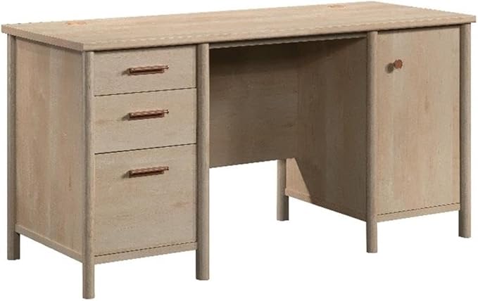 Sauder Whitaker Point Engineered Wood Desk in Natural Maple Finish