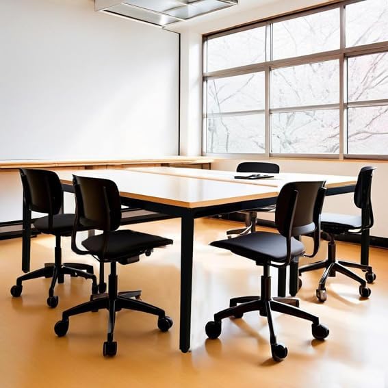 Simple and Sturdy 36X72 inches Computer Desk for 6-8 People Perfect for Work and Study Multi-Purpose Table for Writing Dining and Workstation