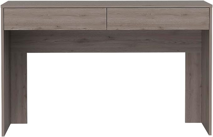 Acre Writing Computer Desk Two Drawers - Spacious Work for Productive Home Office or Study