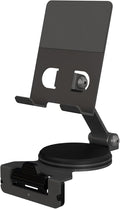 Vari TechTrack Phone Stand &amp Holder for Desk Systems – Adjustable Rotating Smartphone Mount for Hands-Free Viewing Tool-Free Desk Integration Compact Ergonomic Design for Workspaces