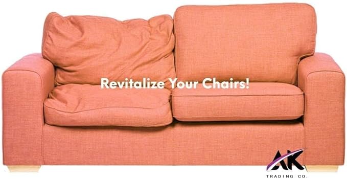 AK Trading CO. Furniture Seat Support - High-Density (1.8 Density 44-ILD) - Charcoal Foam Couch Sofa Cushion Support Cushion Sag Repair Replacement for Sofa Couch Loveseat Chair (20 x 20 (2pack))