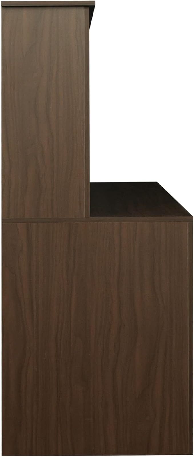Home Office Computer Desk with HutchWalnut