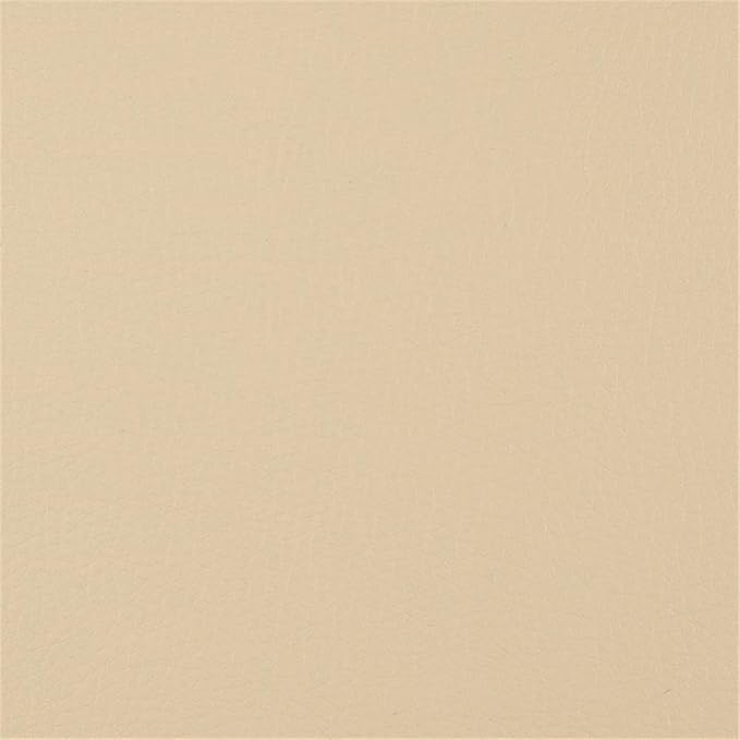 Pemberly Row Contemporary Armchair Dillon Buff Cream Vinyl Fabric Silver Finish Metal Legs 32 W x 30.5 D x 29.5 H Box Spring Seat Ergonomic Design Stylish Guest Room or Living Space Chair