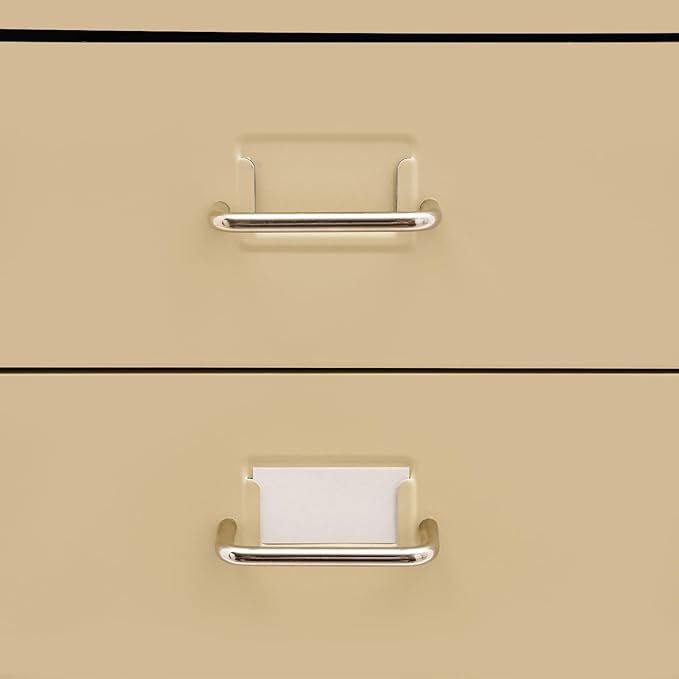 5-Drawer Storage Cabinet with Wheels Metal File Storage Organizer with 4 Small &amp 1 Large Drawers Mobile Vertical Filing Cabinet for Home Office Craft Room Bedroom 11x16.1x27.1in (Beige)