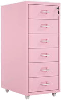 File Cabinet Storage Cabinet Data Cabinet Locking Filing Cabinet Under Desk 3/5 /6/8 Mobile Drawer Cabinet (Size : 6F)