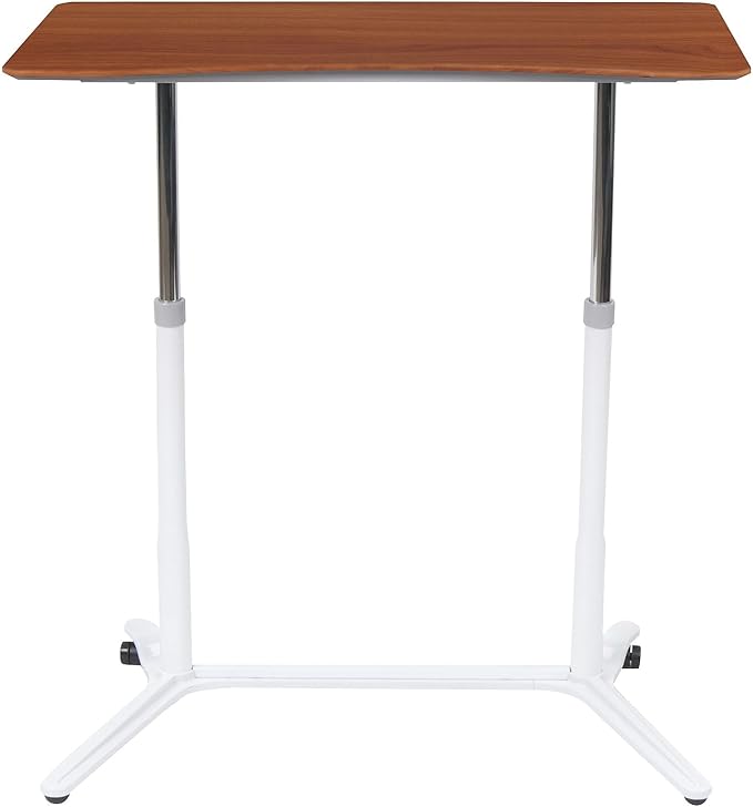 Calico Designs 51231 Sierra Height Adjustable Desk White/Cherry 37.5 Inch