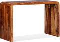 Sideboard Desk Honey Brown Solid Sheesham Wood Table for Home Office Writing Study Computer Living Spaces (47.2 x 19.7 in)