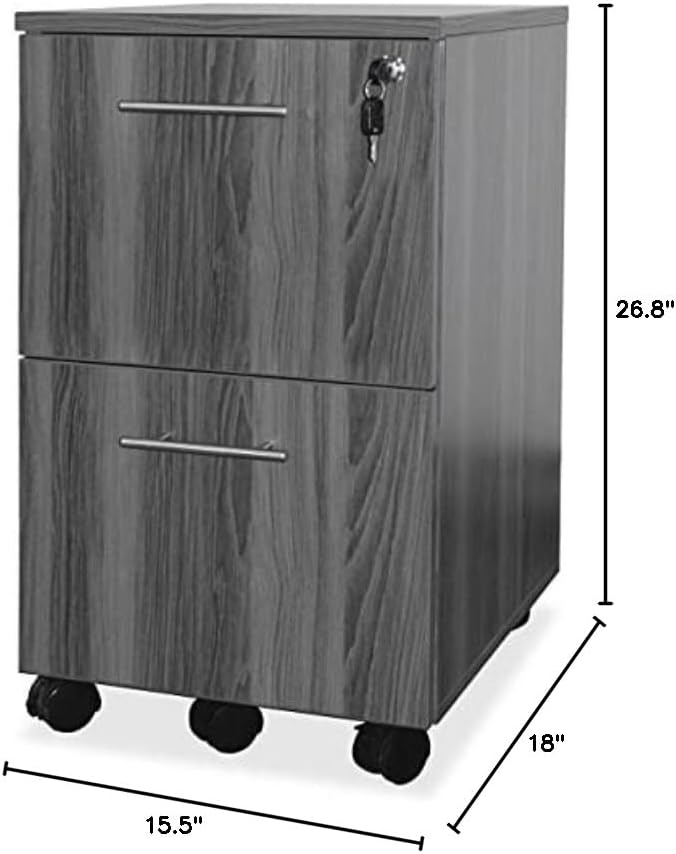 26.8 x 18 x 15.5 in. Mobile File - File Pedestal