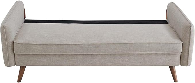 Modway Revive Contemporary Modern Fabric Upholstered Sofa In Beige